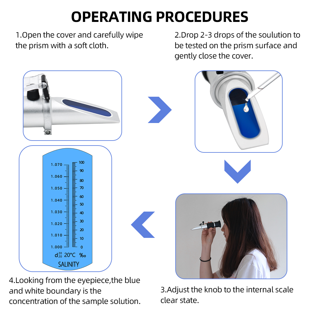 Salinity Refractometer 0-10% 1 - Marine Aquarium Bacteria review and price
