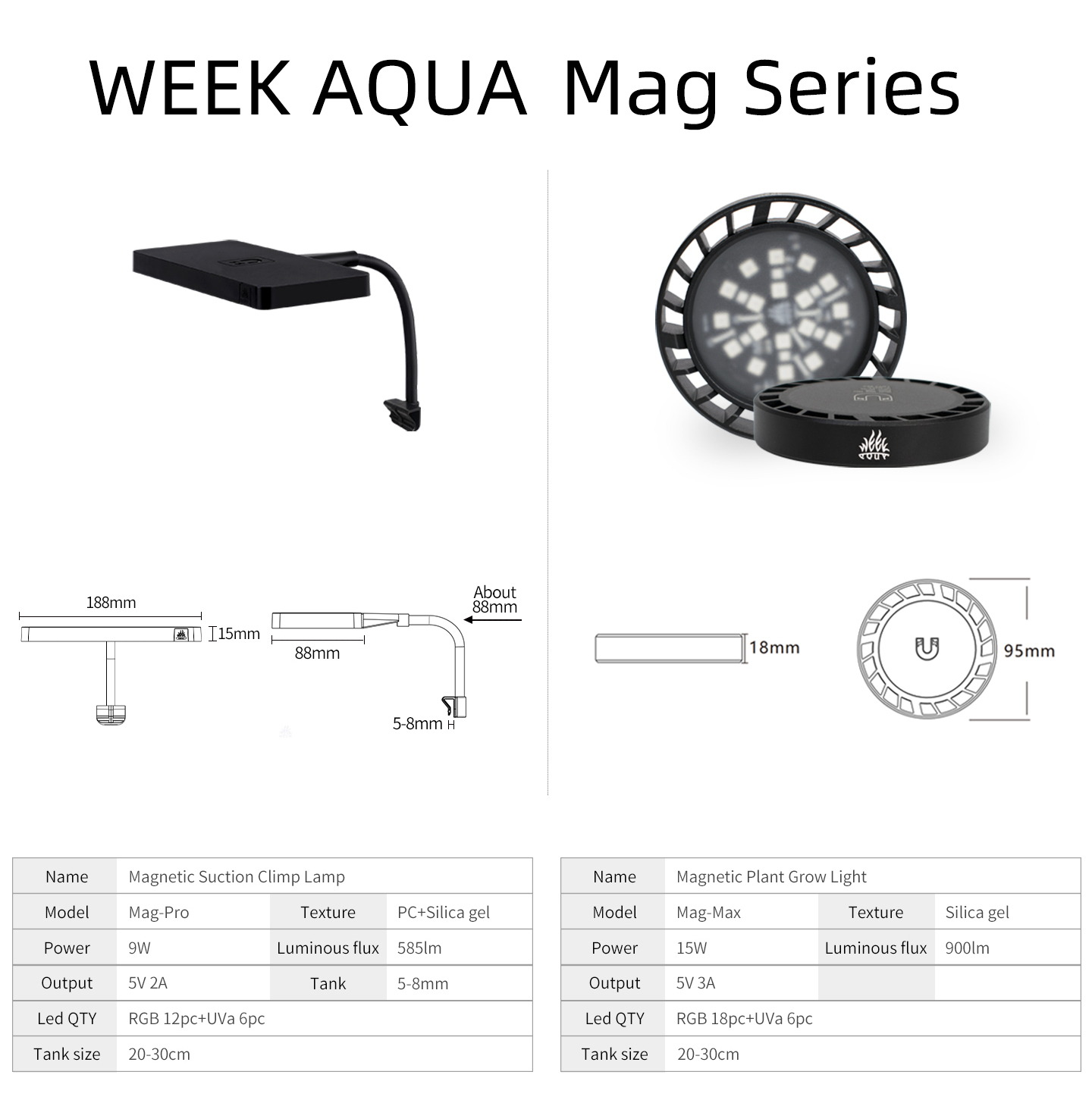 WEEK AQUA Mag Pro Mag Max Nano - Marine Aquarium Uv review and price