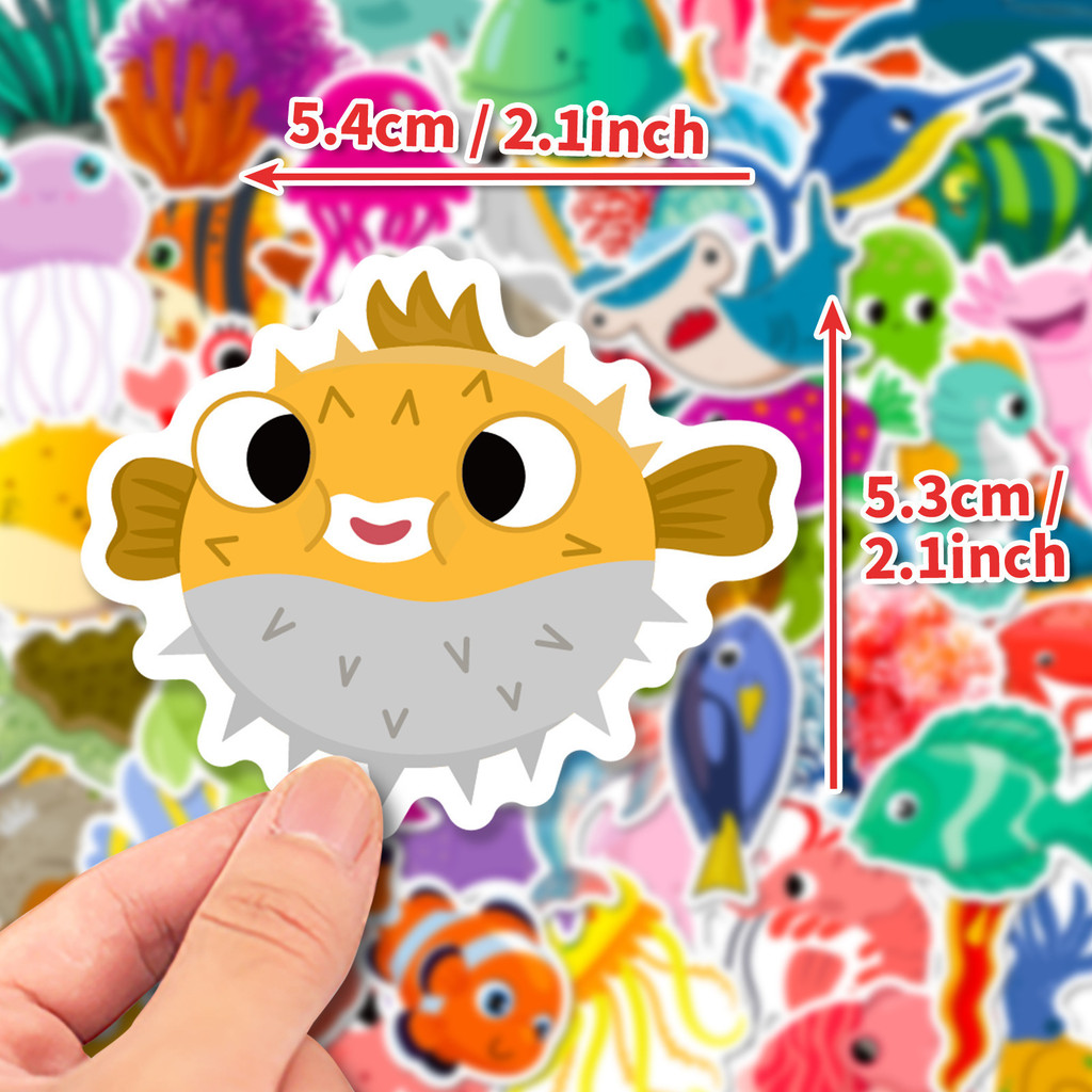 50Pcs Marine Life Stickers Dol - Marine Aquarium & Regional Centre Reviews review and price