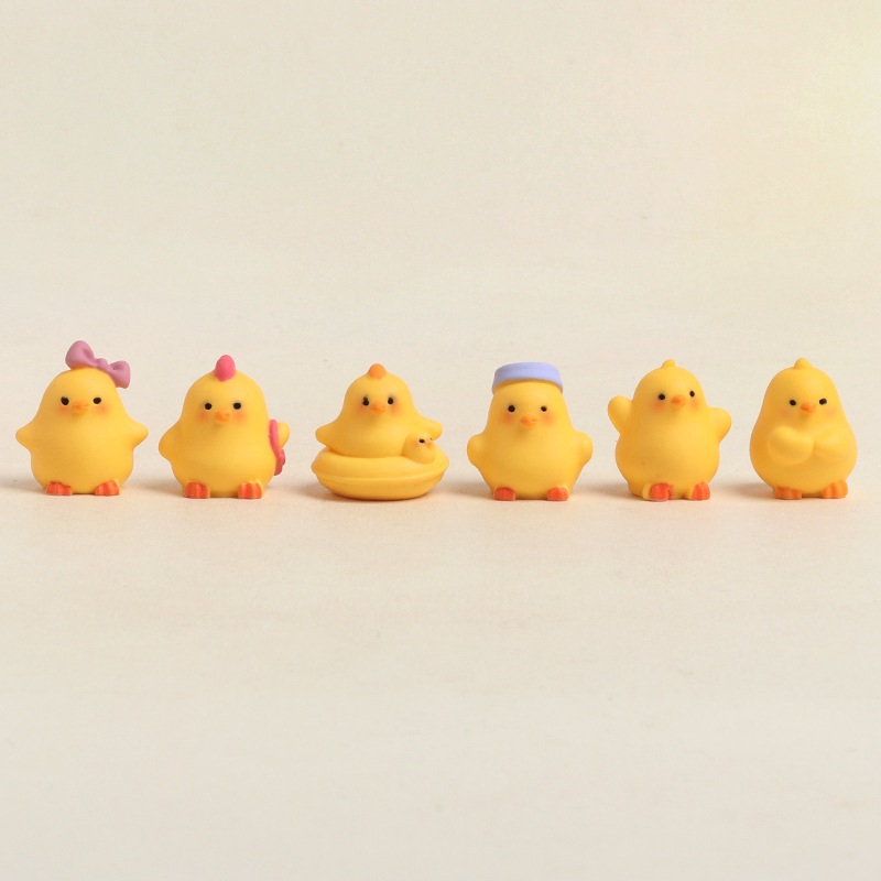 6Pcs Cute Resin Mini Chick Fig - Marine Aquarium Kit review and price