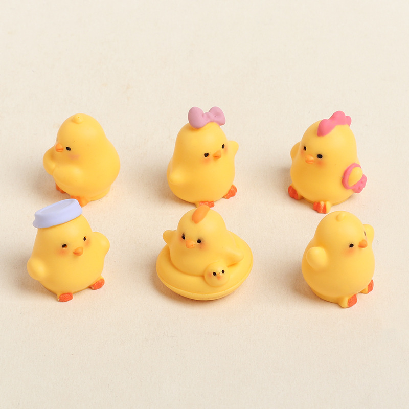 6Pcs Cute Resin Mini Chick Fig - Marine Aquarium Kit review and price