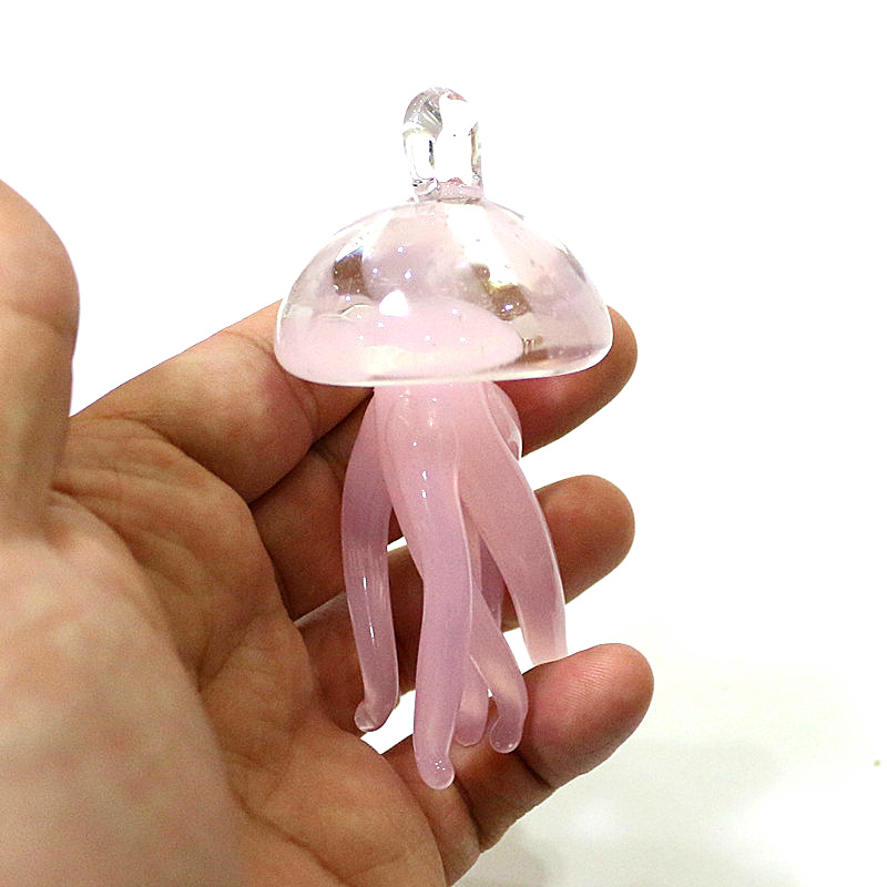 Pink Jellyfish Glass Pendant C - Marine Aquarium & Regional Centre Reviews review and price