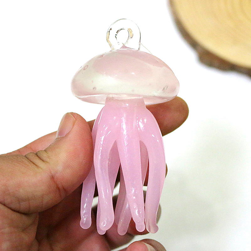Pink Jellyfish Glass Pendant C - Marine Aquarium & Regional Centre Reviews review and price